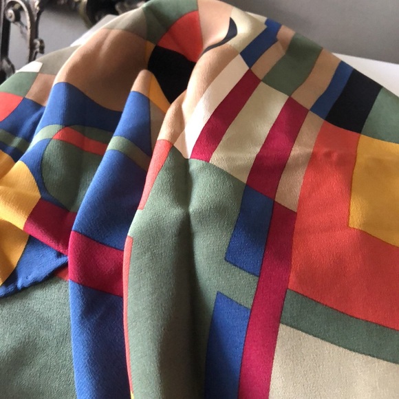 Vintage silk scarf - Picture 4 of 6